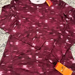 Women's‎ Champion Maroon Patterned Top
